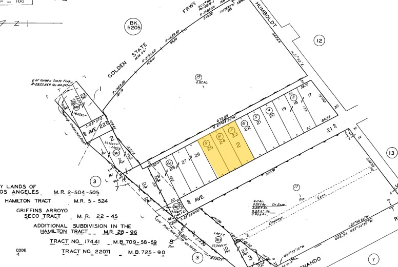336-346 N Avenue 21, Los Angeles, CA for lease - Plat Map - Image 3 of 5