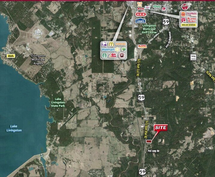 5177 U.S. Highway 59 S, Livingston, TX à vendre - Aérien - Image 2 de 2