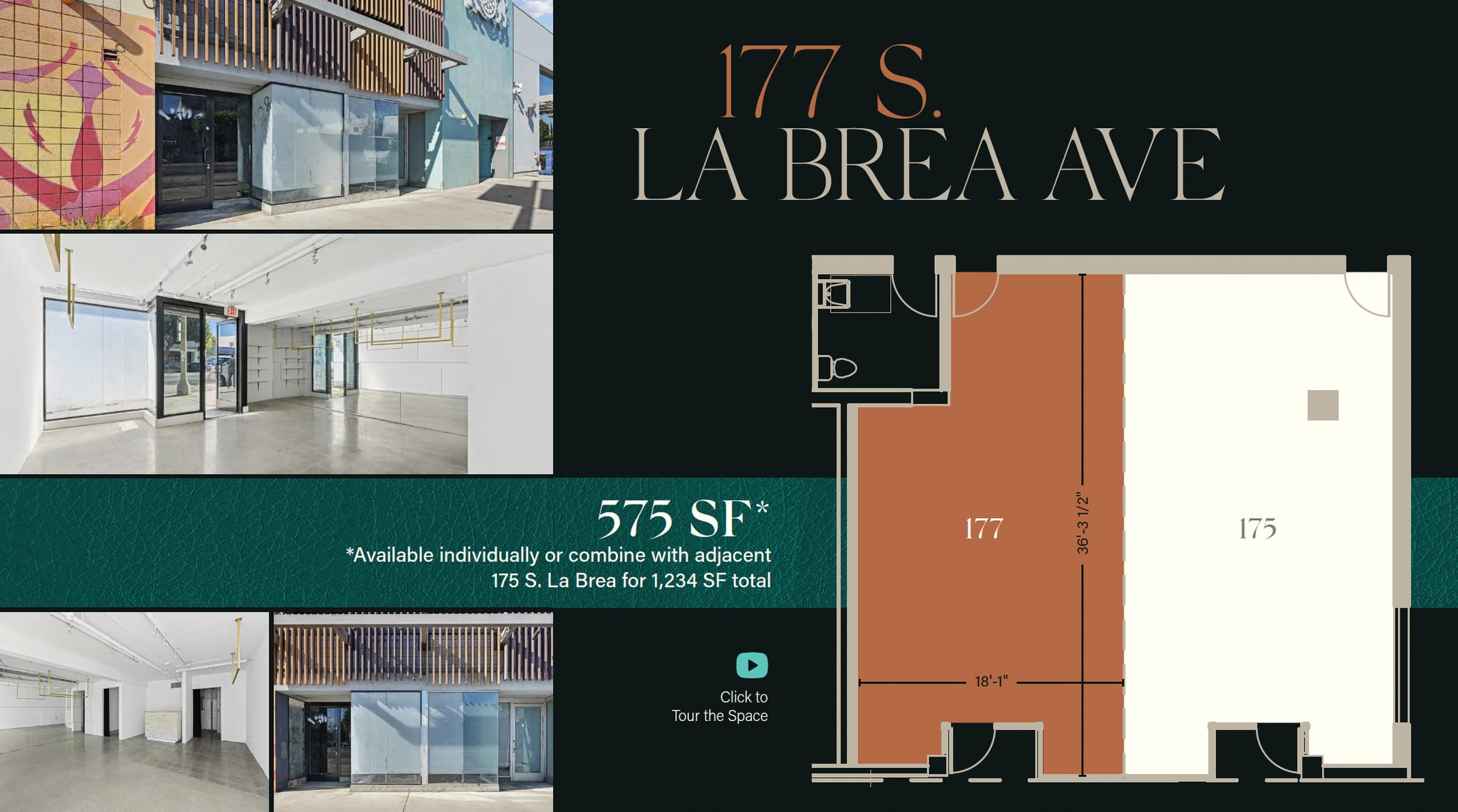 101-127 S La Brea Ave, Los Angeles, CA for lease Floor Plan- Image 1 of 1