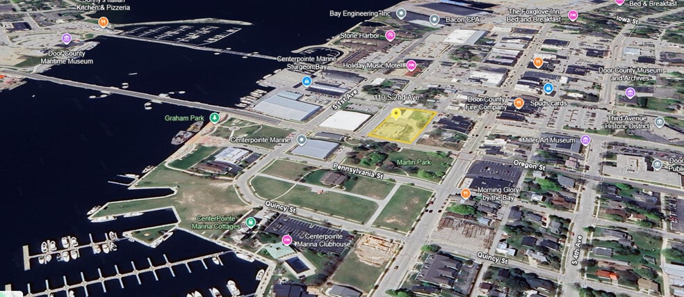 110 S 2nd Ave, Sturgeon Bay, WI for sale - Aerial - Image 3 of 13