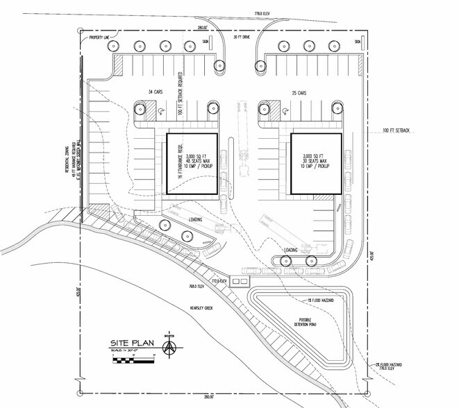 7452 Lapeer Rd, Davison, MI à louer - Plan de site - Image 2 de 3