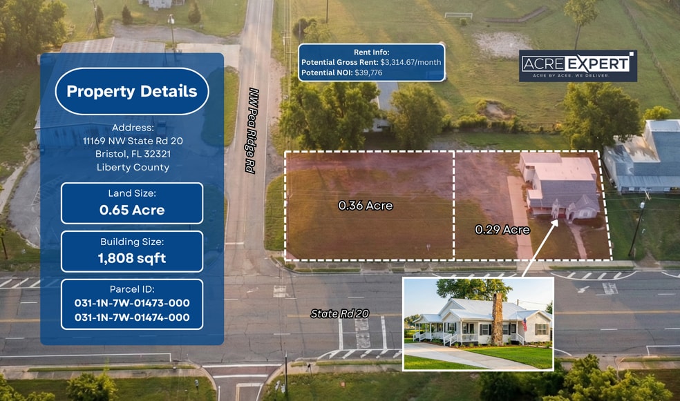 11169 NW State Rd 20, Bristol, FL for sale - Primary Photo - Image 1 of 3