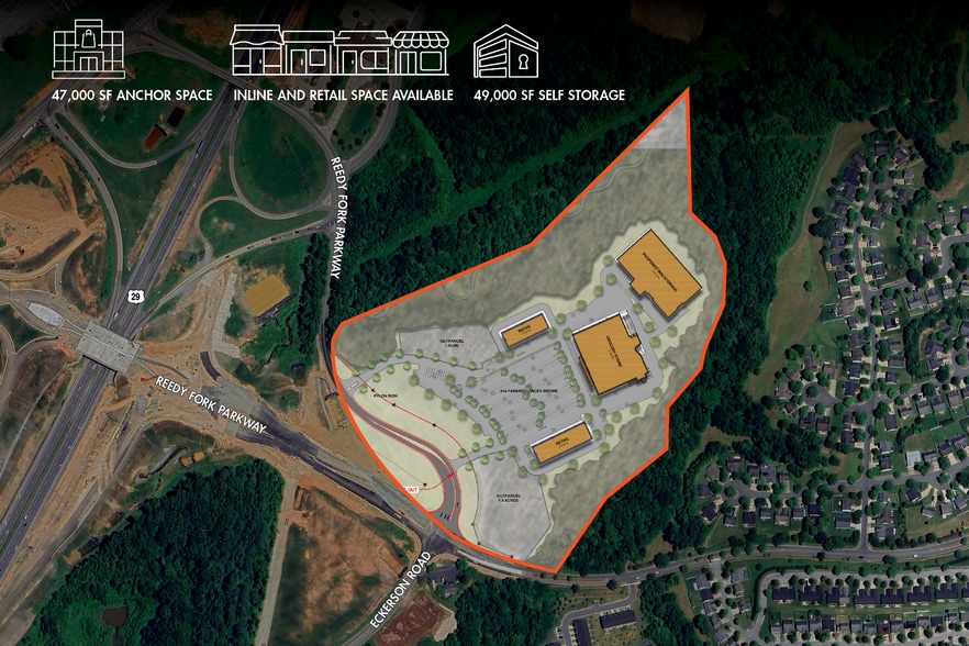 6340 Near US Highway 29 N, Greensboro, NC à vendre - Photo du bâtiment - Image 2 de 2