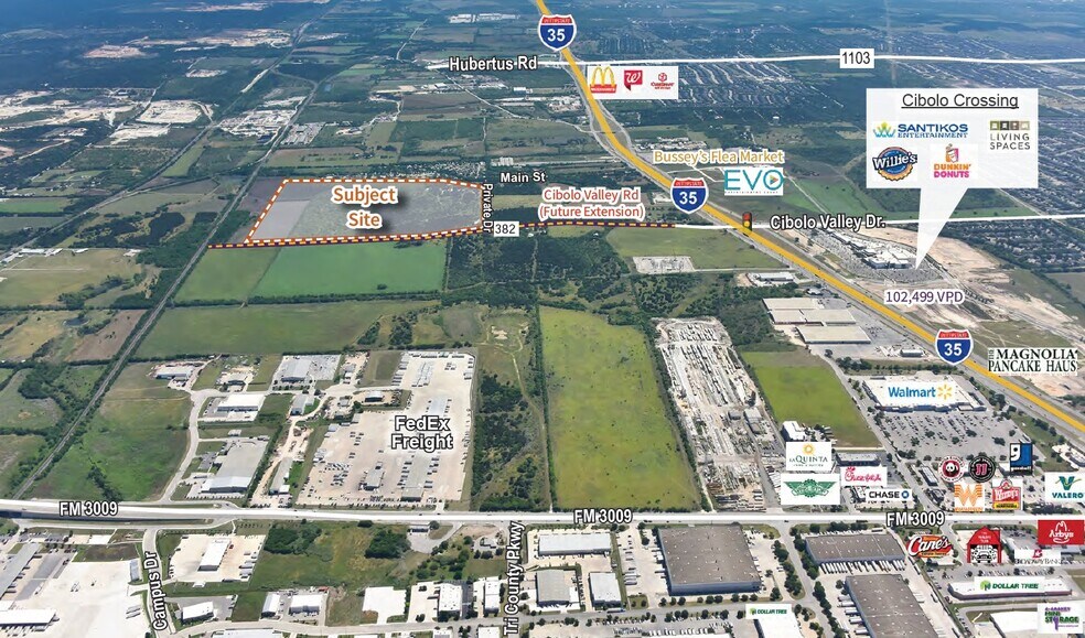 IH-35, Schertz, TX à vendre - Aérien - Image 2 de 2