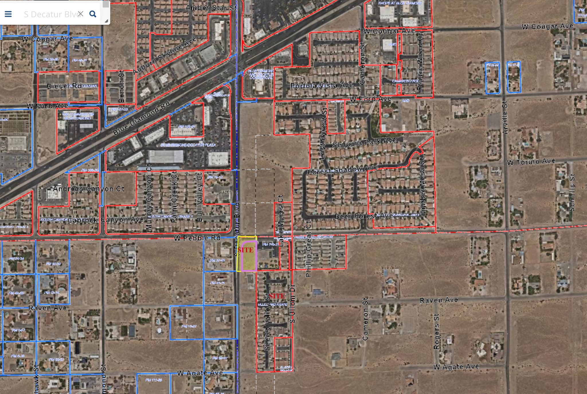 Decatur Blvd, Las Vegas, NV for sale Aerial- Image 1 of 18