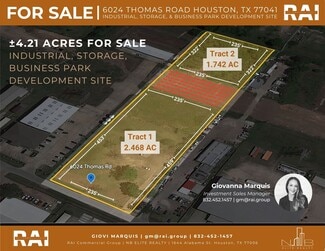 More details for 6024 Thomas Rd, Houston, TX - Land for Sale