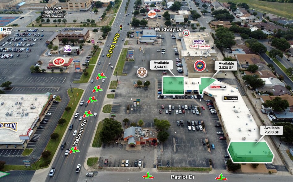 5253-5299 Walzem Rd, San Antonio, TX à louer - Photo du bâtiment - Image 2 de 8