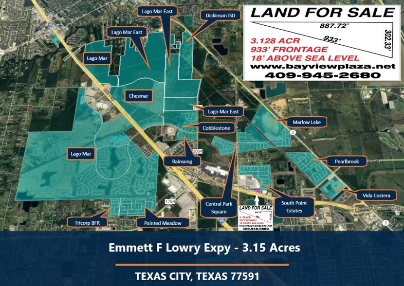 Emmett F Lowry Expy, Texas City, TX à vendre - Photo du bâtiment - Image 1 de 7
