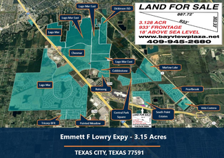 Plus de détails pour Emmett F Lowry Expy, Texas City, TX - Terrain à vendre