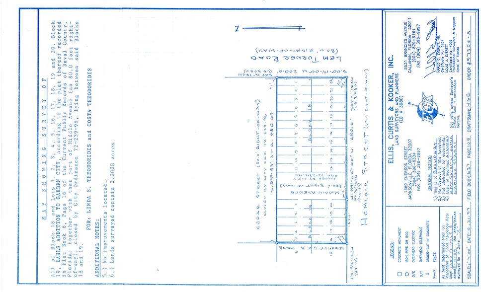 0 Hemlock St, Jacksonville, FL à vendre - Plan de site - Image 2 de 2