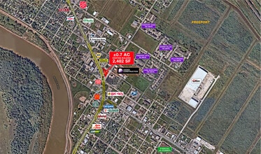 1208 N Brazosport Blvd, Freeport, TX - AERIAL  map view - Image1
