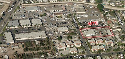 930 Lawrence St, Placentia, CA - Aerial  map view
