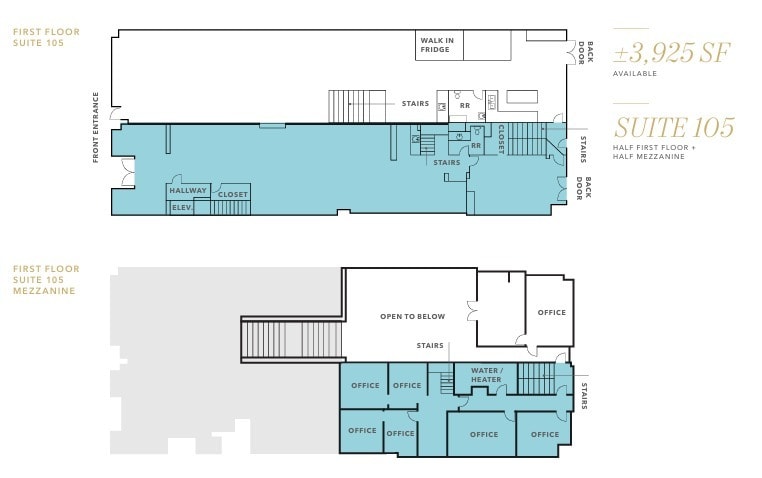 909-911 Pacific Ave, Tacoma, WA à louer Plan d’étage- Image 1 de 1