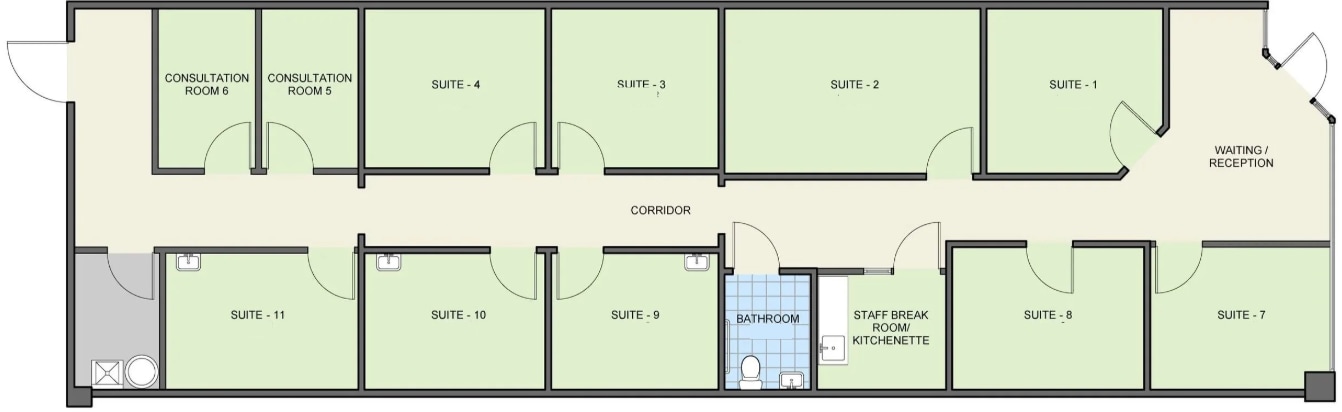 2945 S Miami Blvd, Durham, NC for lease Floor Plan- Image 1 of 5