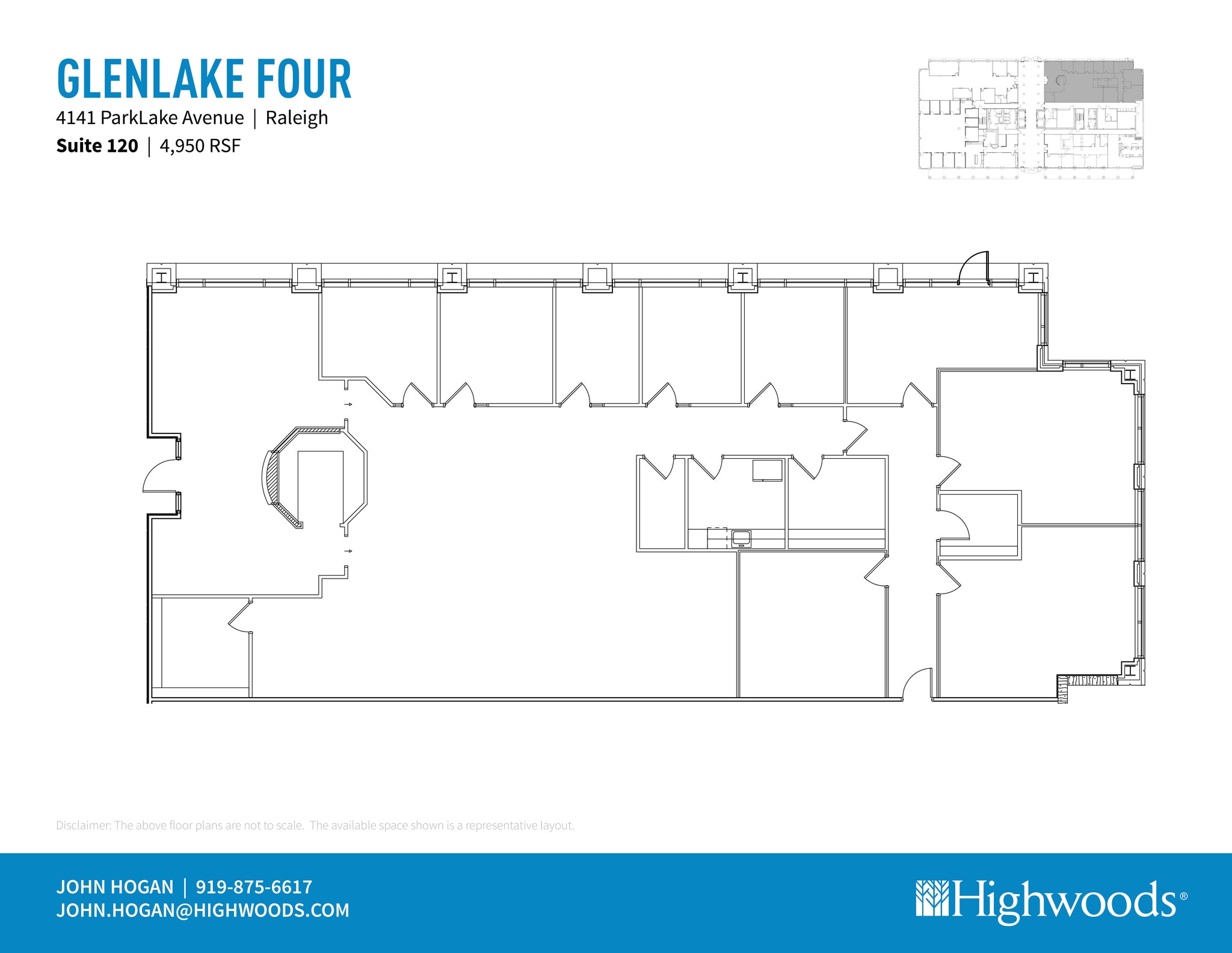 4141 Parklake Ave, Raleigh, NC for lease Floor Plan- Image 1 of 1