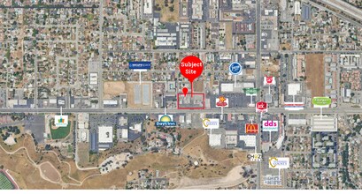 1408 E Highland Ave, San Bernardino, CA - AERIAL  map view