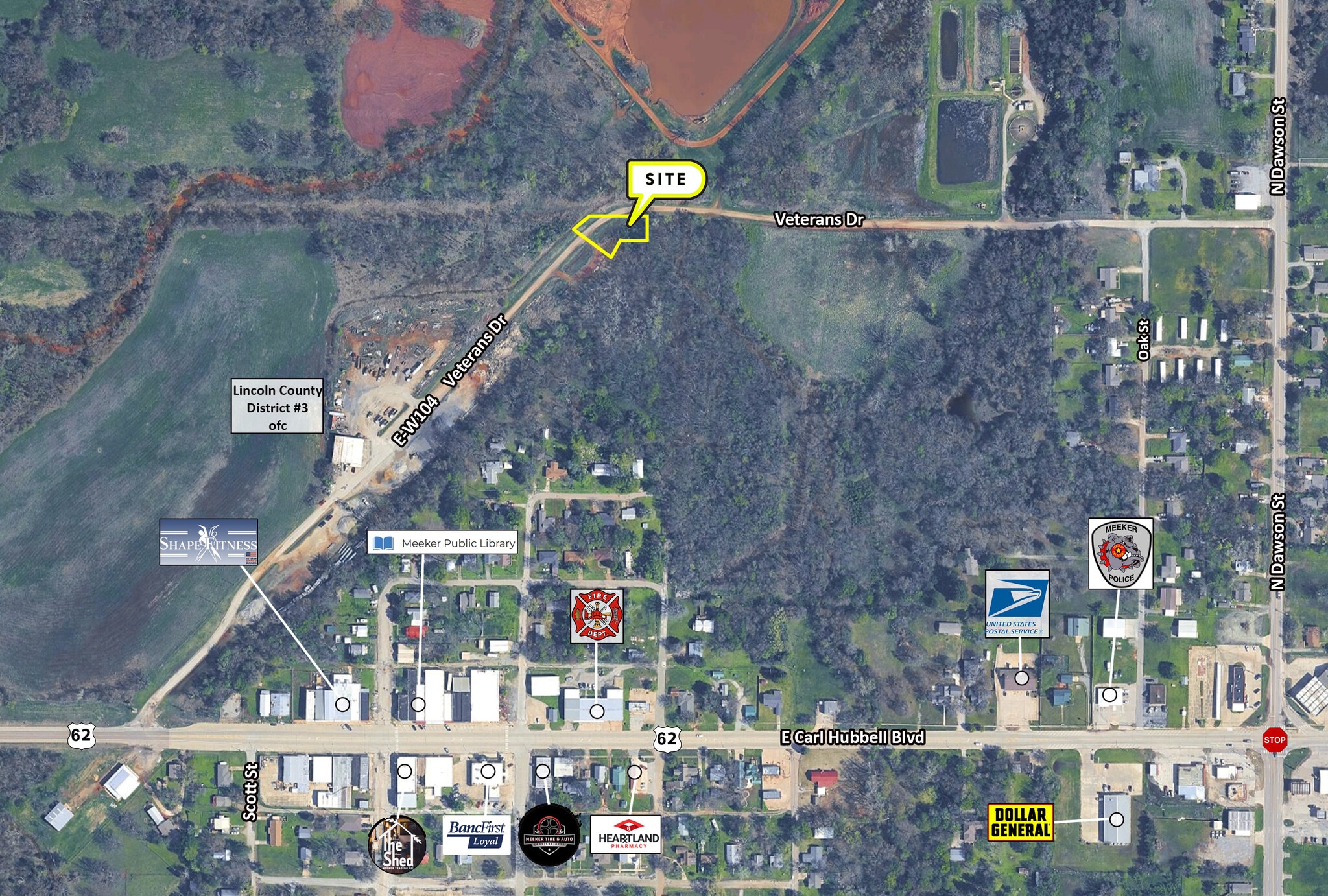 Veterans Dr, Meeker, OK for sale Primary Photo- Image 1 of 3