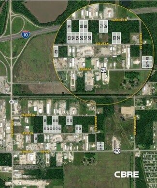 Plus de détails pour 00 Leslie Ln, Lake Charles, LA - Terrain à vendre