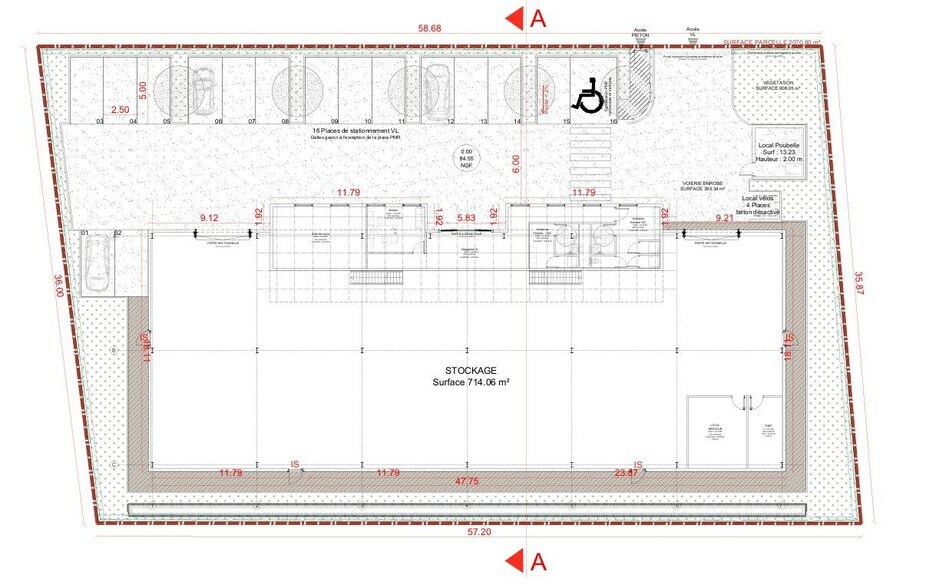 Industriel dans Ennery à louer - Plan d’étage - Image 2 de 3