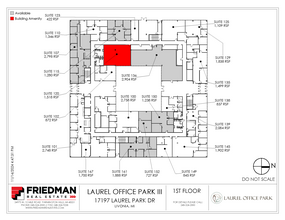 17197 N Laurel Park Dr, Livonia, MI for lease Floor Plan- Image 2 of 2