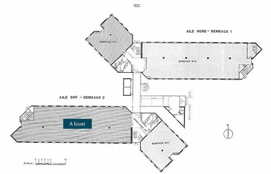 Office in Villeurbanne for lease - Floor Plan - Image 2 of 3