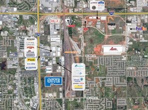 NE 35th St. & S Pole Rd., Moore, OK - Aerial map view