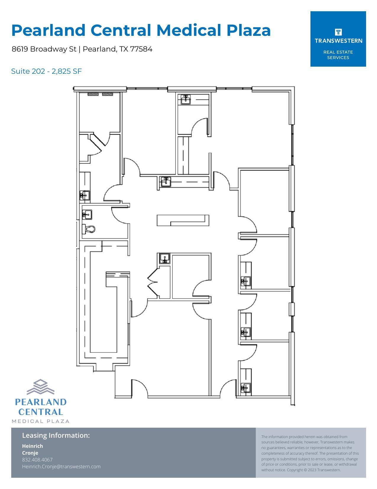 8619 Broadway St, Pearland, TX à louer Plan d  tage- Image 1 de 1