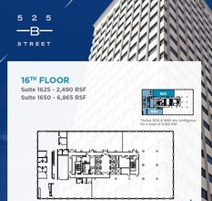 525 B St, San Diego, CA à louer Plan d  tage- Image 2 de 2