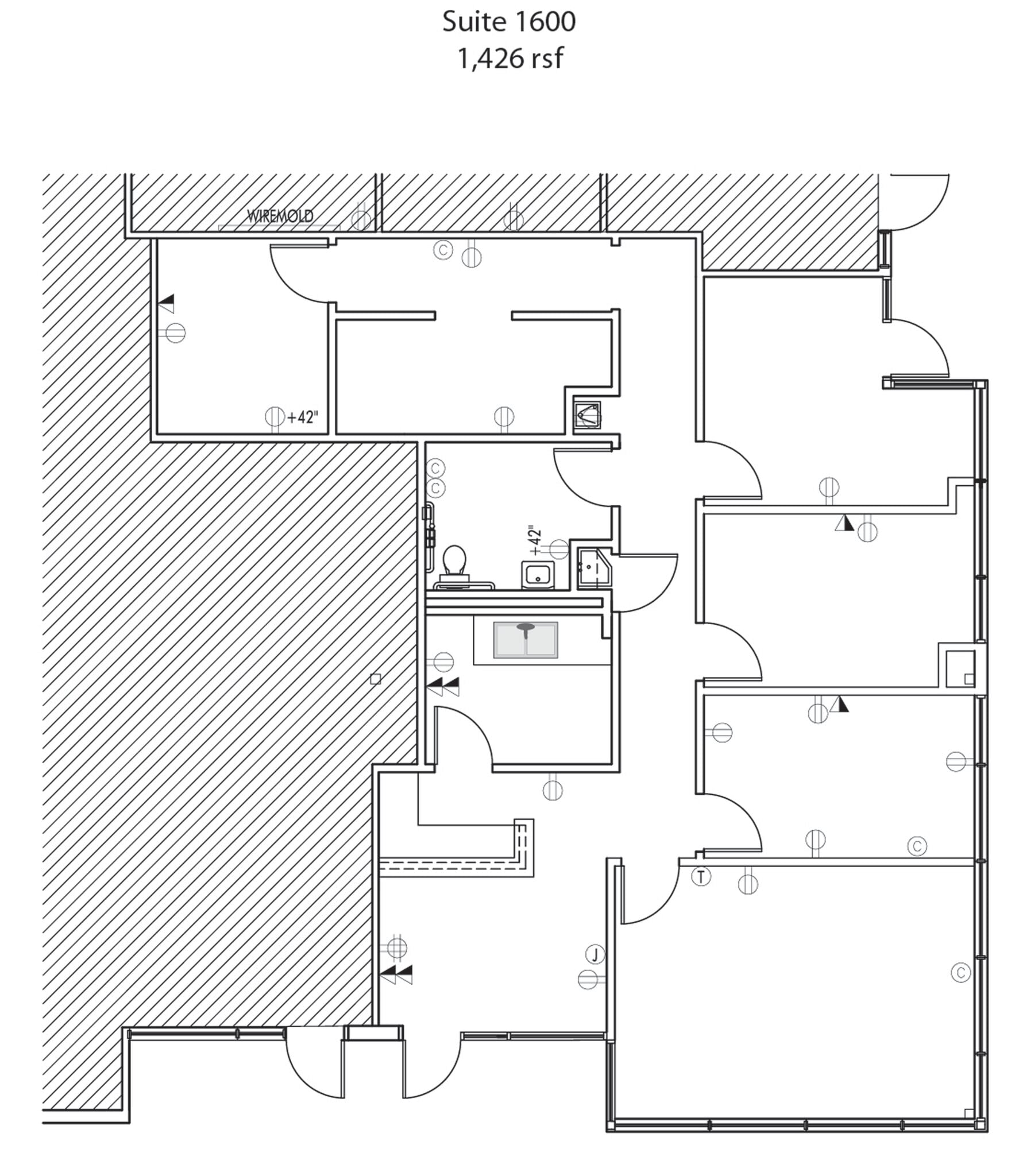 8955 S Ridgeline Blvd, Highlands Ranch, CO for lease Floor Plan- Image 1 of 1