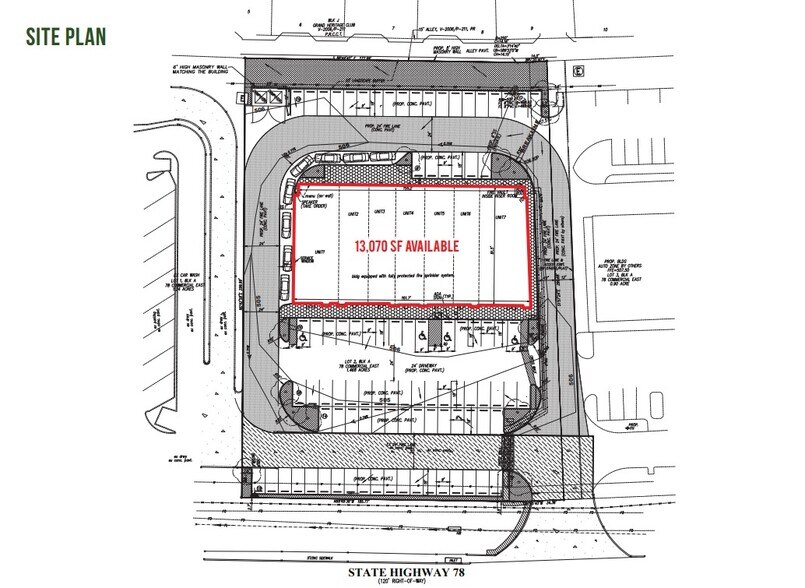 686 Austin Ln, Lavon, TX à louer - Plan de site - Image 3 de 5