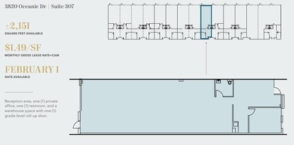 3830 Oceanic Dr, Oceanside, CA for lease Floor Plan- Image 1 of 1