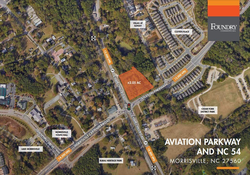 Aviation Parkway and NC 54 Hwy, Morrisville, NC à vendre Photo principale- Image 1 de 2