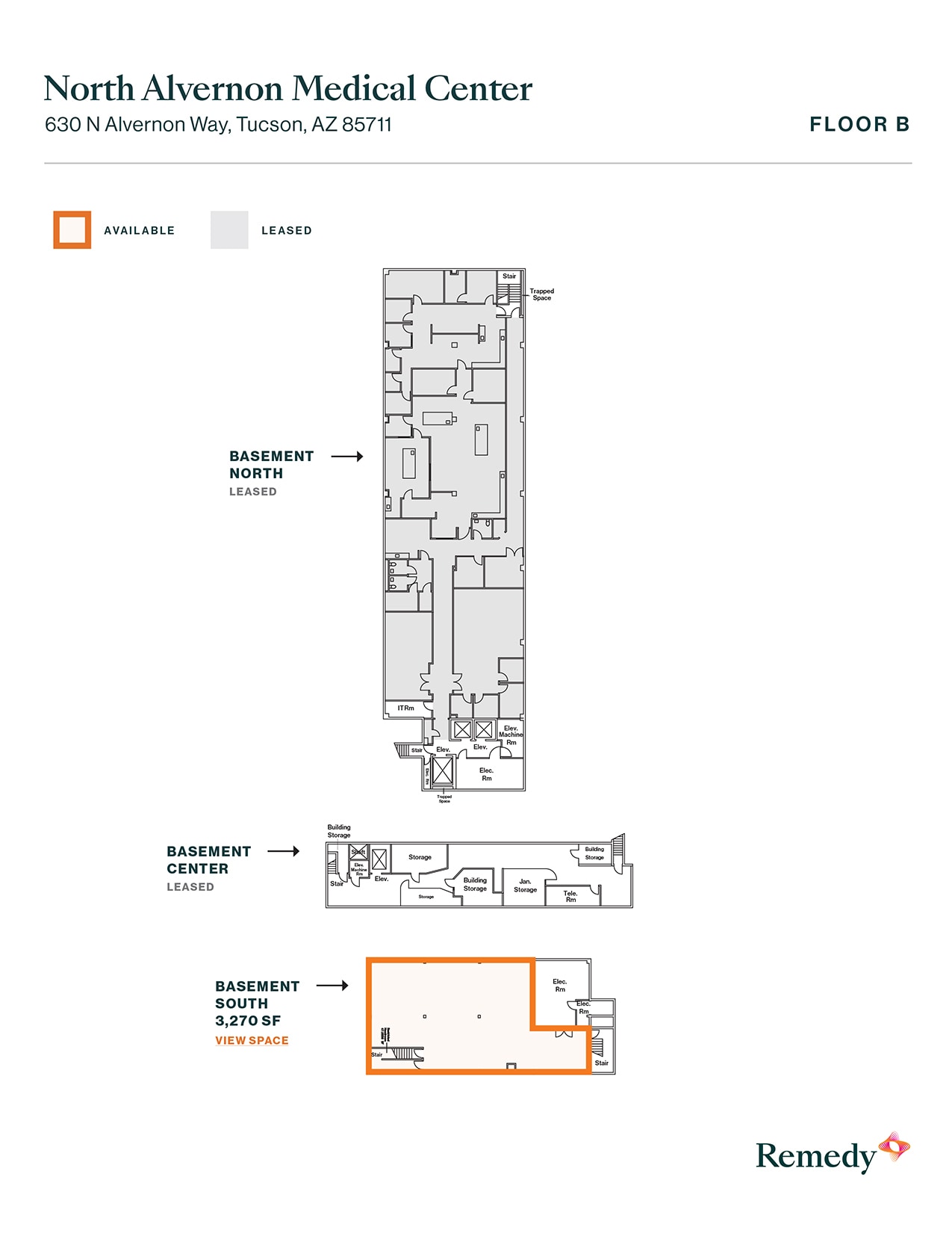 630 N Alvernon Way, Tucson, AZ à louer Plan d’étage- Image 1 de 2