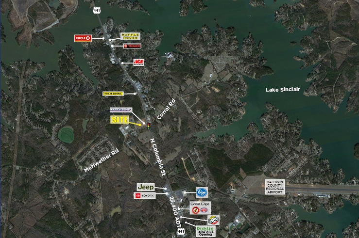 US Highway 441 Hwy, Milledgeville, GA à vendre - Photo du bâtiment - Image 3 de 3