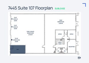7485 Dean Martin Dr, Las Vegas, NV for lease Floor Plan- Image 1 of 1