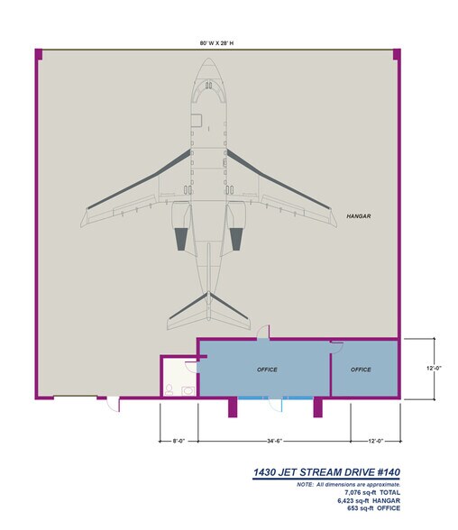 1430 Jet Stream Dr, Henderson, NV à louer - Plan d’étage - Image 2 de 3