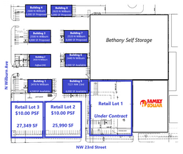 2400 N Wilburn, Bethany, OK à louer Plan de site- Image 1 de 1