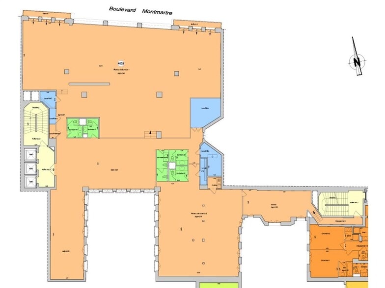 5 boulevard Montmartre, Paris for lease - Floor Plan - Image 2 of 4