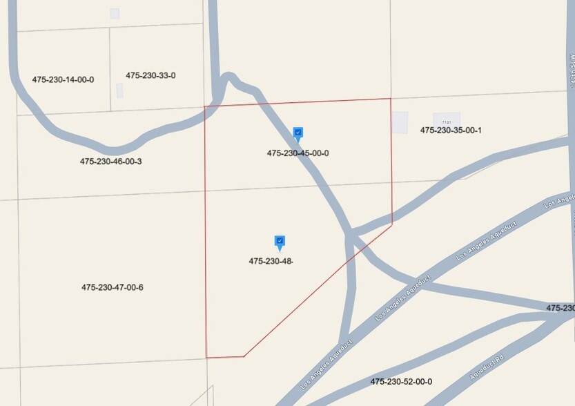Aqueduct Rd & 140th St W, Rosamond, CA for sale - Plat Map - Image 2 of 2
