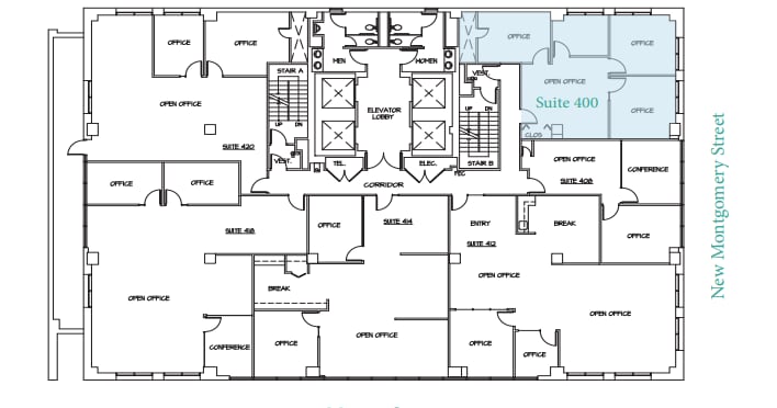 90 New Montgomery St, San Francisco, CA for lease Floor Plan- Image 1 of 1