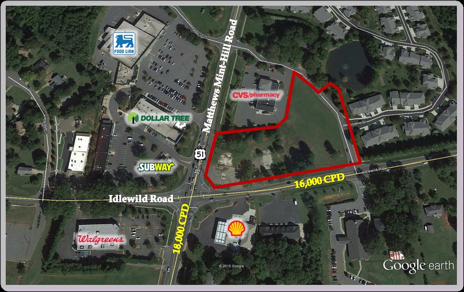 13101 Idlewild Rd, Matthews, NC for lease - Primary Photo - Image 1 of 5
