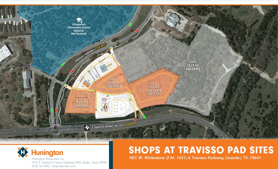 NEC W. Whitestone (F.M. 1431), Leander, TX for lease - Building Photo - Image 1 of 1