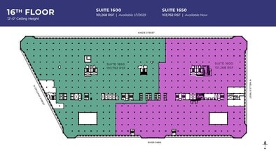 222 Merchandise Mart Plz, Chicago, IL à louer Plan d’étage- Image 1 de 1