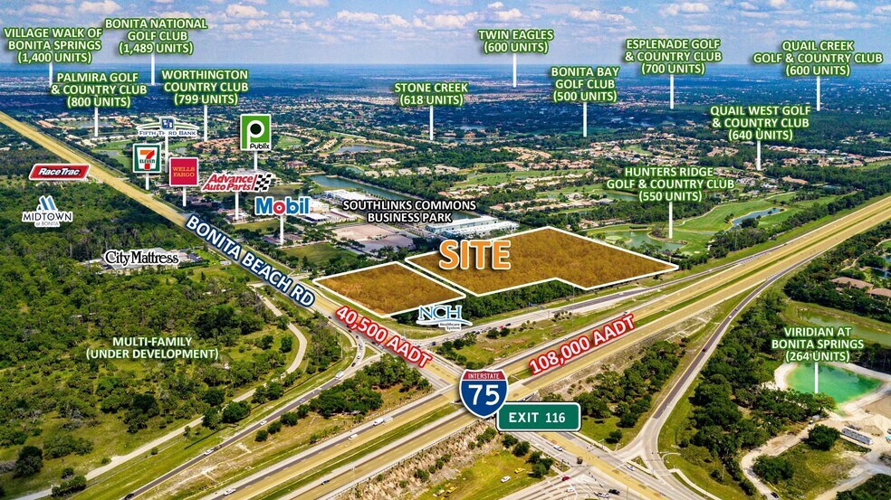 12331 Bonita Beach Rd, Bonita Springs, FL à louer - Aérien - Image 2 de 3