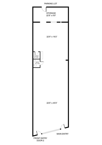 1523 Woodside Rd, Redwood City, CA à louer - Plan d’étage - Image 3 de 5