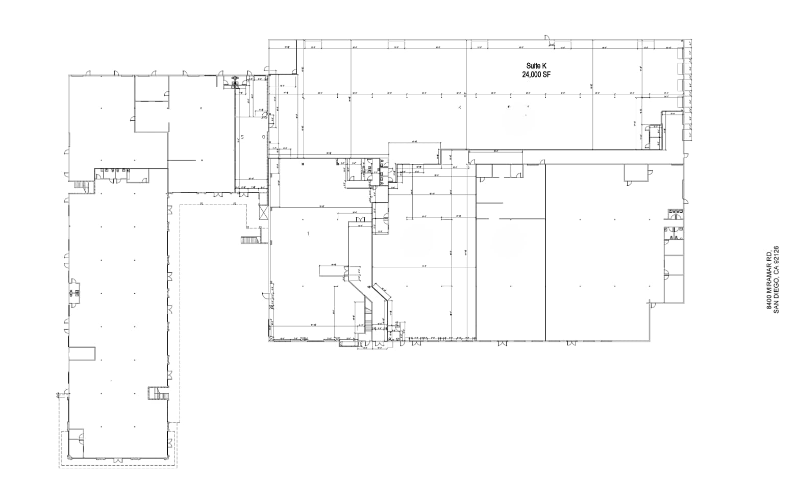 8400 Miramar Rd, San Diego, CA à louer Plan d’étage- Image 1 de 1