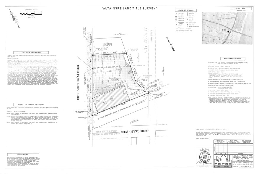 720-728 S 4th St, Saint Louis, MO à vendre - Plan de site - Image 2 de 5