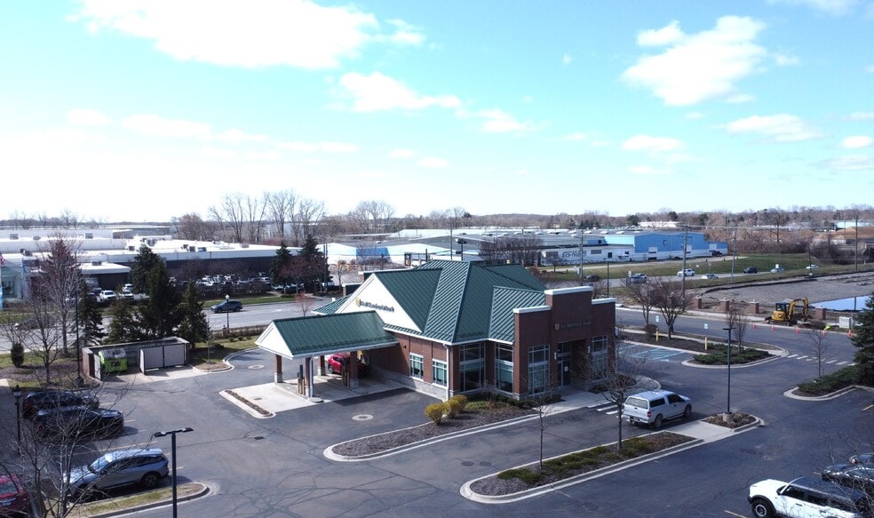 41128-41640 Ann Arbor Rd, Plymouth, MI for lease - Aerial - Image 2 of 5
