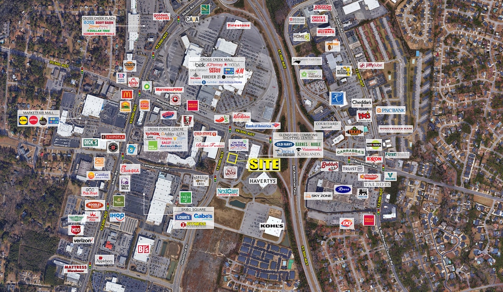 151 Glensford Dr, Fayetteville, NC for lease - Aerial - Image 2 of 6