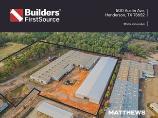 Plus de détails pour 500 Austin Ave, Henderson, TX - Industriel à vendre
